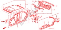 PANELES EXTERIORES para Honda INTEGRA LS 4 Puertas 5 velocidades manual 1992