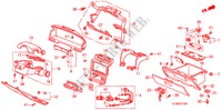 GUARNICION DE INSTRUMENTO(1) para Honda VIGOR STD 4 Puertas 5 velocidades manual 1993