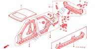 PANELES EXTERIORES para Honda VIGOR STD 4 Puertas 5 velocidades manual 1994