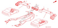 CONDUCTO DE CALEFACTOR(1) para Honda ACCORD LX 4 Puertas 5 velocidades manual 1991