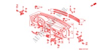 PANEL DE INSTRUMENTO(1) para Honda ACCORD EX 4 Puertas 5 velocidades manual 1990