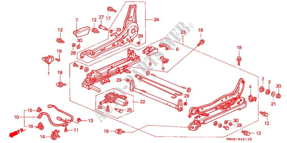 ASIENTO DEL.(4) para Honda ACCORD LXI 4 Puertas 5 velocidades manual 1993