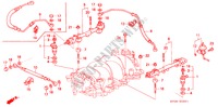 INYECTOR DE COMBUSTIBLE para Honda LEGEND LEGEND 4 Puertas 5 velocidades manual 1995