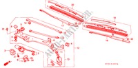 LIMPIAPARABRISAS (1) para Honda LEGEND LEGEND 4 Puertas 5 velocidades manual 1994