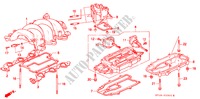 MULTIPLE DE ADMISION para Honda LEGEND LEGEND 4 Puertas 5 velocidades manual 1994