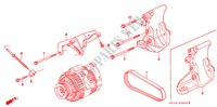 MENSULA DE ALTERNADOR para Honda LEGEND COUPE LEGEND 2 Puertas 4 velocidades automática 1991