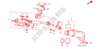 COLUMNA DE DIRECCION para Honda CIVIC CRX SIR-T 2 Puertas 5 velocidades manual 1996