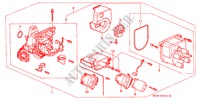DISTRIBUIDOR(TEC) para Honda CIVIC CRX SI-T 2 Puertas 5 velocidades manual 1995