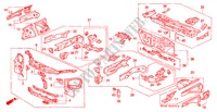 ESTRUCTURA DE CUERPO(1) para Honda CIVIC CRX SIR 2 Puertas 5 velocidades manual 1994
