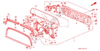 PARABRISAS TRASERA para Honda CIVIC CRX SIR-T 2 Puertas 5 velocidades manual 1996