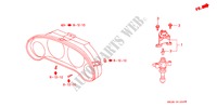 SENSOR DE VELOCIDAD para Honda CIVIC CRX SIR-T 2 Puertas 5 velocidades manual 1992