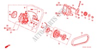ACON. DE AIRE(COMPRESOR) (MATSUSHITA)(1) para Honda CIVIC EX 3 Puertas 5 velocidades manual 1992
