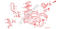 MULTIPLE DE ADMISION (1 CARBURADOR)(1) para Honda CIVIC EX 3 Puertas 4 velocidades automática 1995