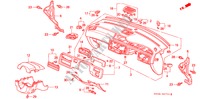 PANEL DE INSTRUMENTO(2) para Honda CIVIC SI 3 Puertas 5 velocidades manual 1992
