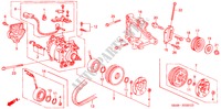 ACONDICIONADOR DE AIRE (COMPRESOR) (2) para Honda CIVIC 1.6SI 4 Puertas 4 velocidades automática 1993