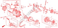 ACONDICIONADOR DE AIRE (COMPRESOR) (2) para Honda CIVIC 1.6SI 4 Puertas 5 velocidades manual 1993