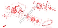 ACONDICIONADOR DE AIRE (COMPRESOR) (3) para Honda CIVIC 1.5EX 4 Puertas 5 velocidades manual 1992