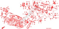 CONJ. DE CABLES DE MOTOR/ABRAZADERA(1) para Honda CIVIC 1.5EL 4 Puertas 5 velocidades manual 1993