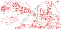 INTERRUPTOR COMBINACION para Honda CIVIC SI 4 Puertas 5 velocidades manual 1994