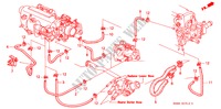 MANGUERA DE AGUA(3) para Honda CIVIC VEI 4 Puertas 5 velocidades manual 1994
