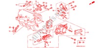 CUERPO MARIPOSA GASES (DOHC/DOHC VTEC) para Honda PRELUDE SI 2 Puertas 5 velocidades manual 1992
