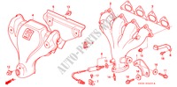 MULTIPLE DE ESCAPE (SOHC) para Honda PRELUDE SI 2 Puertas 5 velocidades manual 1993