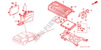 UNIDAD ABS(LH) para Honda PRELUDE SI 2 Puertas 5 velocidades manual 1992