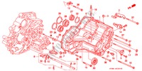 ALOJAMIENTO TRANSMISION para Honda INTEGRA GS-R 4 Puertas 4 velocidades automática 2001