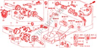 INTERRUPTOR COMBINACION(2) para Honda ACCORD EX 4 Puertas 4 velocidades automática 1995
