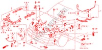 CONJ. DE CABLES DE MOTOR(V6) para Honda ACURA 3.2TL 3.2TL 4 Puertas 4 velocidades automática 1997