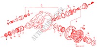 ENGRANAJE DIFERENCIAL(V6) para Honda ACURA 3.2TL 3.2TL 4 Puertas 4 velocidades automática 1996