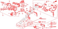 INTERRUPTOR COMBINACION(RH) para Honda ACURA 3.2TL 3.2TL 4 Puertas 4 velocidades automática 1997