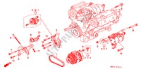 MENSULA DE ALTERNADOR(V6) para Honda ACURA 3.2TL 3.2TL 4 Puertas 4 velocidades automática 1997
