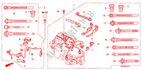 CONJ. DE CABLES DE MOTOR(2.4L) para Honda CR-V 4WD 5 Puertas 5 velocidades automática 2007