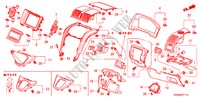 GUARNICION DE INSTRUMENTO(LADO DE CONDUCTOR)(RH) para Honda CR-V RVSI         INDIA 5 Puertas 6 velocidades manual 2009