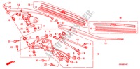 LIMPIAPARABRISAS(RH) para Honda CR-V RVSI         INDIA 5 Puertas 6 velocidades manual 2009