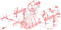 INYECTOR DE COMBUSTIBLE(RH) para Honda LEGEND LEGEND 4 Puertas 4 velocidades automática 2001