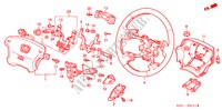 VOLANTE DE DIRECCION(SRS) ('99 ) para Honda ACURA 3.5RL 3.5RL 4 Puertas 4 velocidades automática 2000