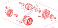 ALTERNADOR(DENSO)(3.5L) para Honda ACCORD 3.5SIR 4 Puertas 5 velocidades automática 2011