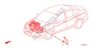 APOYO DE GRUPO DE CABLE DE MOTOR(2.0L) para Honda ACCORD 2.0EX 4 Puertas 5 velocidades manual 2011
