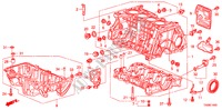 BLOQUE DE CILINDRO/COLECTOR DE ACEITE(2.0L) para Honda ACCORD 2.0EX 4 Puertas 5 velocidades manual 2010