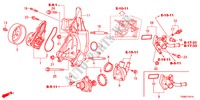 BOMBA DE AGUA(2.4L) para Honda ACCORD VTI 4 Puertas 5 velocidades automática 2011