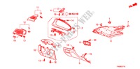 GUARNICION DE INSTRUMENTO(LADO DE CONDUCTOR)(LH) para Honda ACCORD 2.0EX 4 Puertas 5 velocidades manual 2011