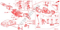 INTERRUPTOR COMBINACION(RH) para Honda ACCORD 3.5SIR 4 Puertas 5 velocidades automática 2011