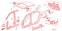 PANELES EXTERIORES/PANEL TRASERO para Honda ACCORD 3.5SIR 4 Puertas 5 velocidades automática 2011