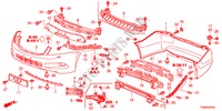 PARAGOLPES para Honda ACCORD 3.5SIR 4 Puertas 5 velocidades automática 2011