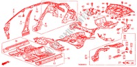 PISO/PANELES INTERIORES para Honda ACCORD 2.0EX 4 Puertas 5 velocidades manual 2008