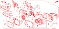 RETROVISOR(2) para Honda ACCORD 2.0EX 4 Puertas 5 velocidades manual 2010