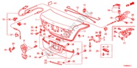 TAPA DE PORTAEQUIPAJE('11) para Honda ACCORD 3.5SIR 4 Puertas 5 velocidades automática 2011
