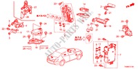 UNIDAD DE MANDO(CABINA)(1)(LH) para Honda ACCORD 2.0EX 4 Puertas 5 velocidades manual 2010